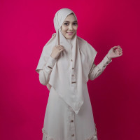 Mardliyah Hijab Alyssum Light Brown