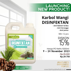 [Batrisyia X XTREME] Karbol Wangi Disinfektan 1000ml