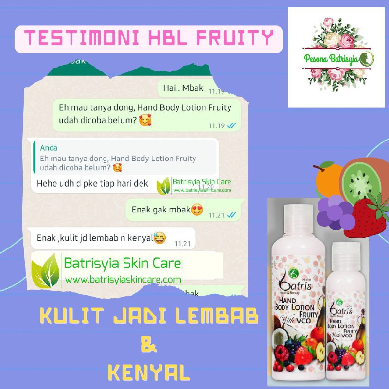 Hand Body Lotion Fruity
