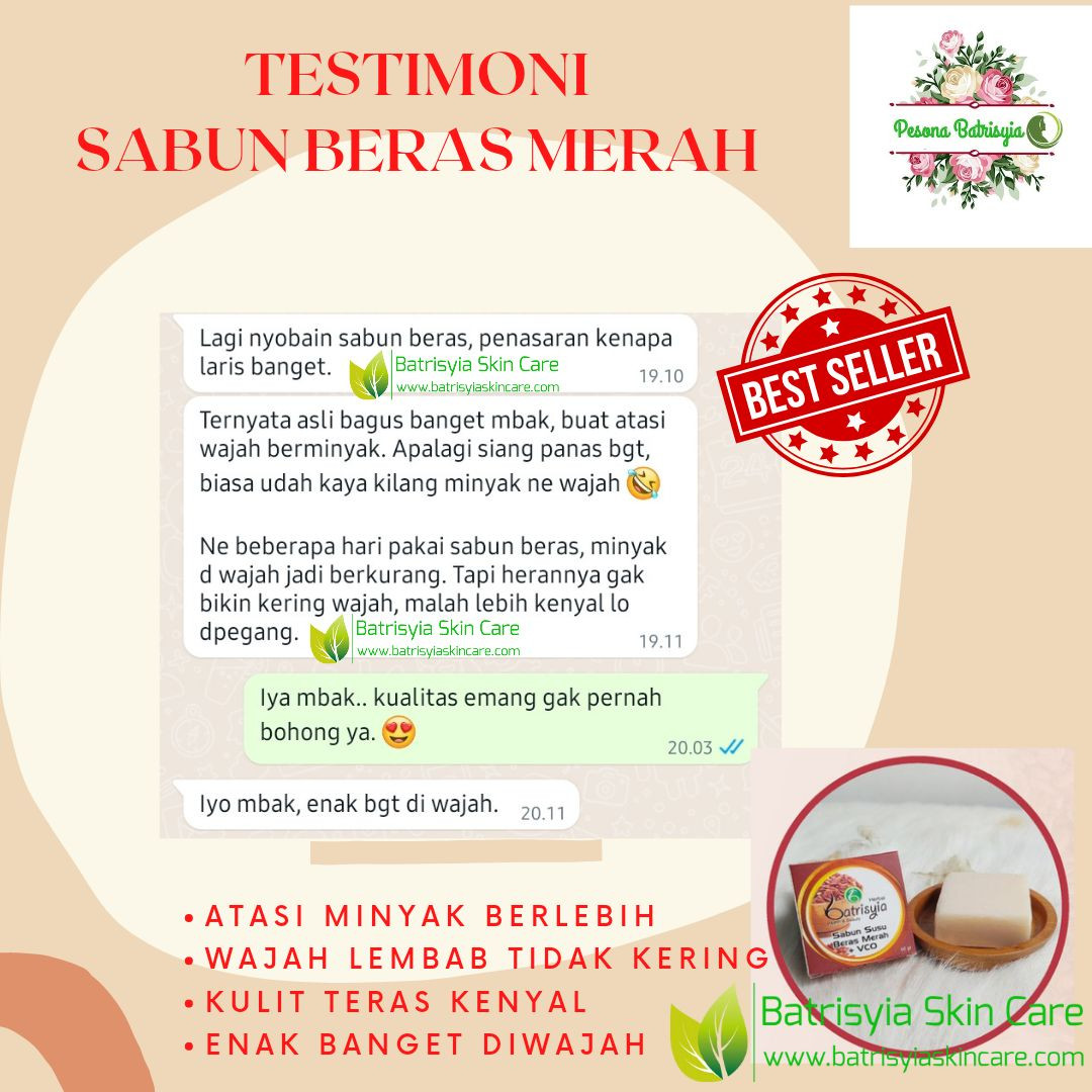 Batrisyia Sabun Beras Merah